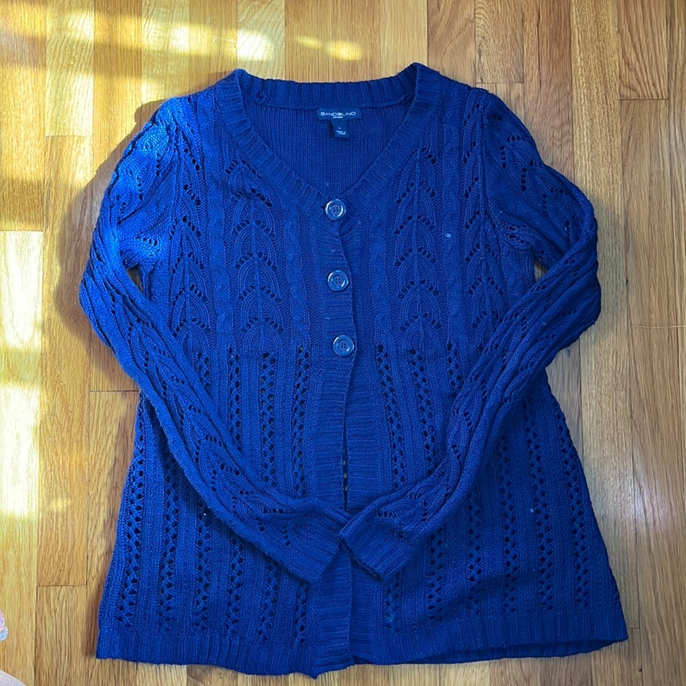 Royal blue sweater size small
